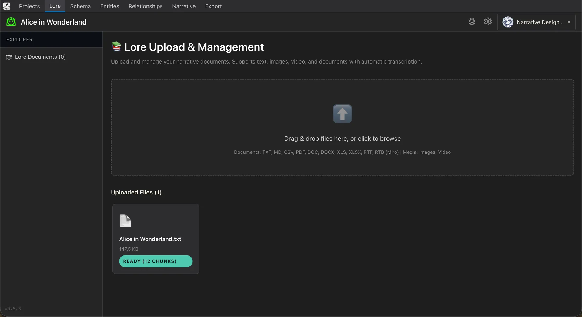 LoreWeaver Architect character relationship graph with faction links